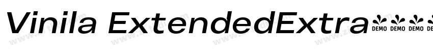 Vinila ExtendedExtra字体转换